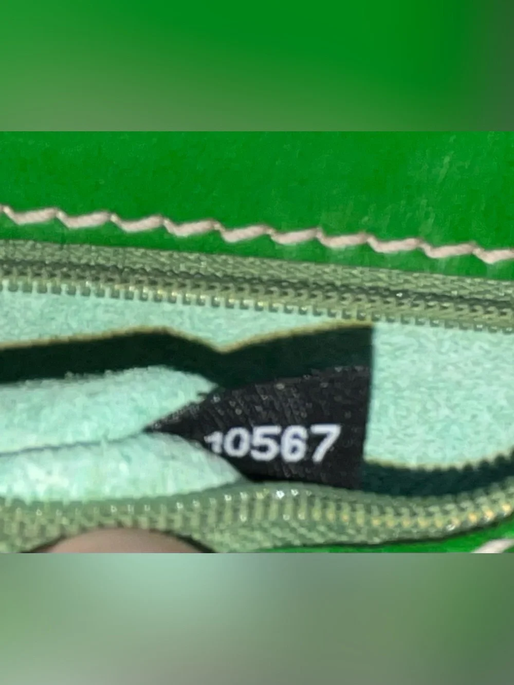 kate spade Emerald Green Leather Pouch Wallet wristlet strap - Picture 15 of 16